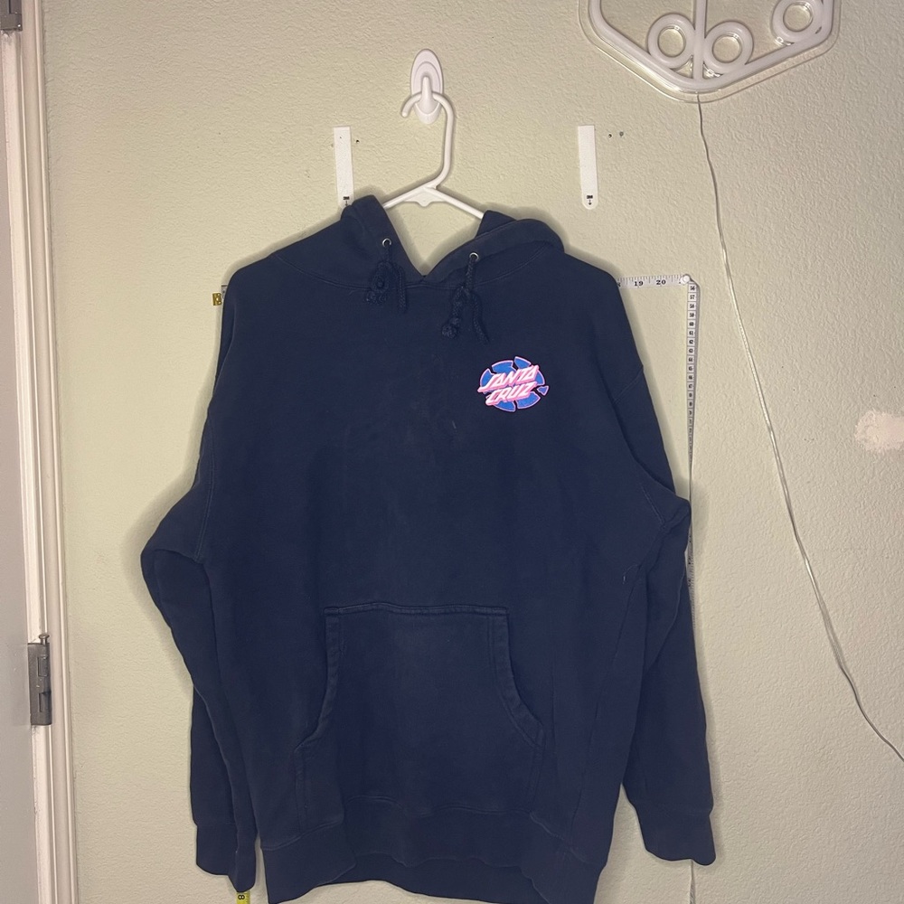 Santa Cruz Skateboards Navy Blue Hoodie
